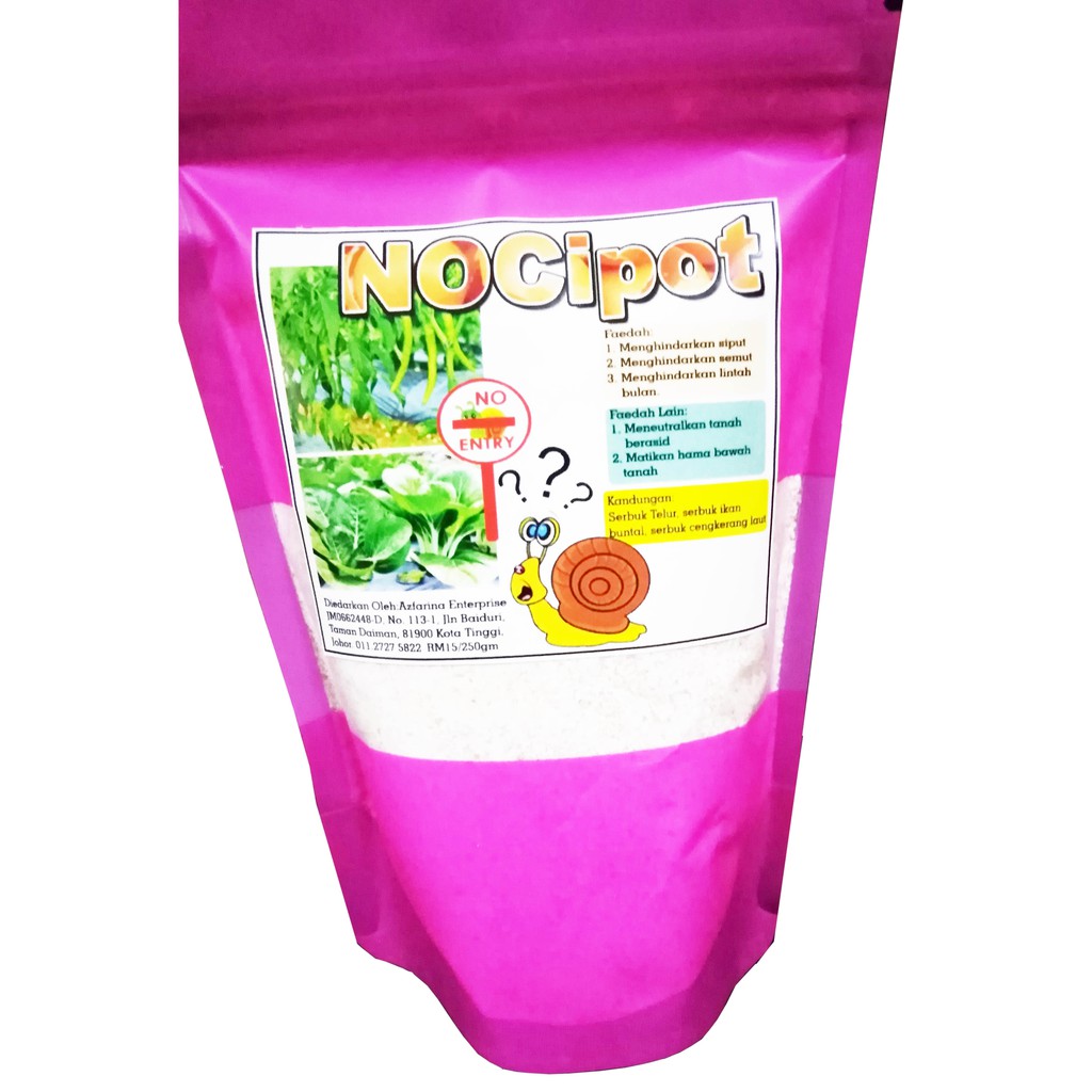 AzfaRich NoCipot Snail Killer Powder 250gm Shopee Malaysia