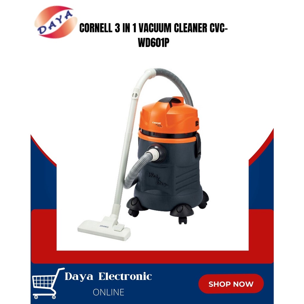 cornell 3 in 1 vacuum cleaner CVCWD601P Shopee Malaysia