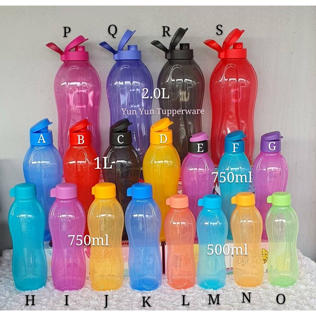 Tupperware Eco Bottle (1 PC) 2L / 1L / 750ml / 500ml Shopee Malaysia