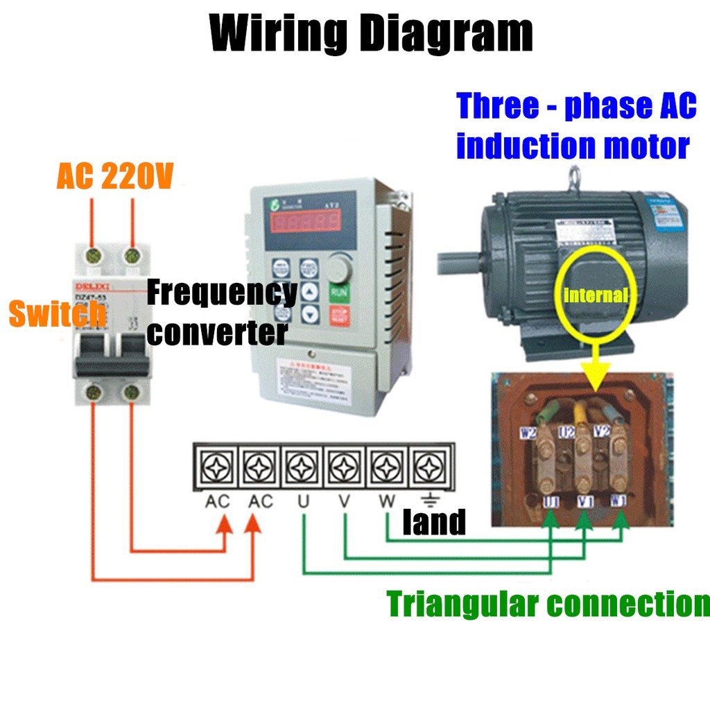 Single Phase Variable Frequency Drive Schematic - Circuit Diagram