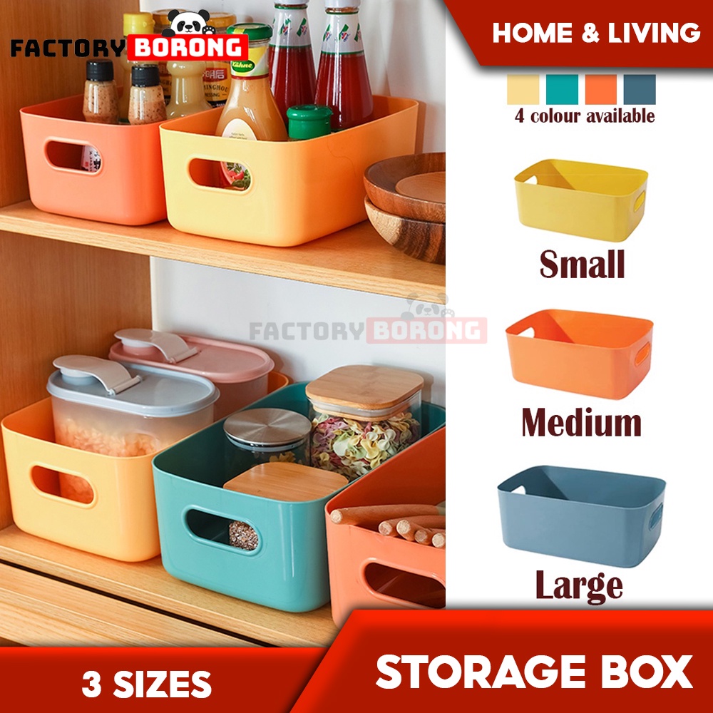 FB SO022 Colourful Plastic Storage Box / Kitchen Storage Box Living