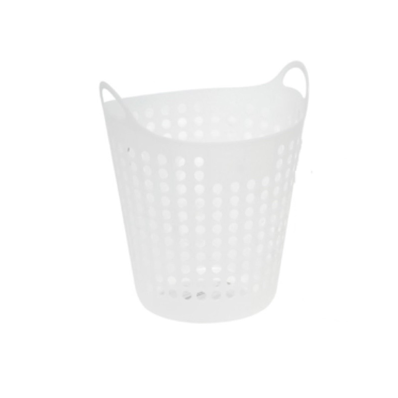 LAUNDRY BASKET WHITE Shopee Malaysia
