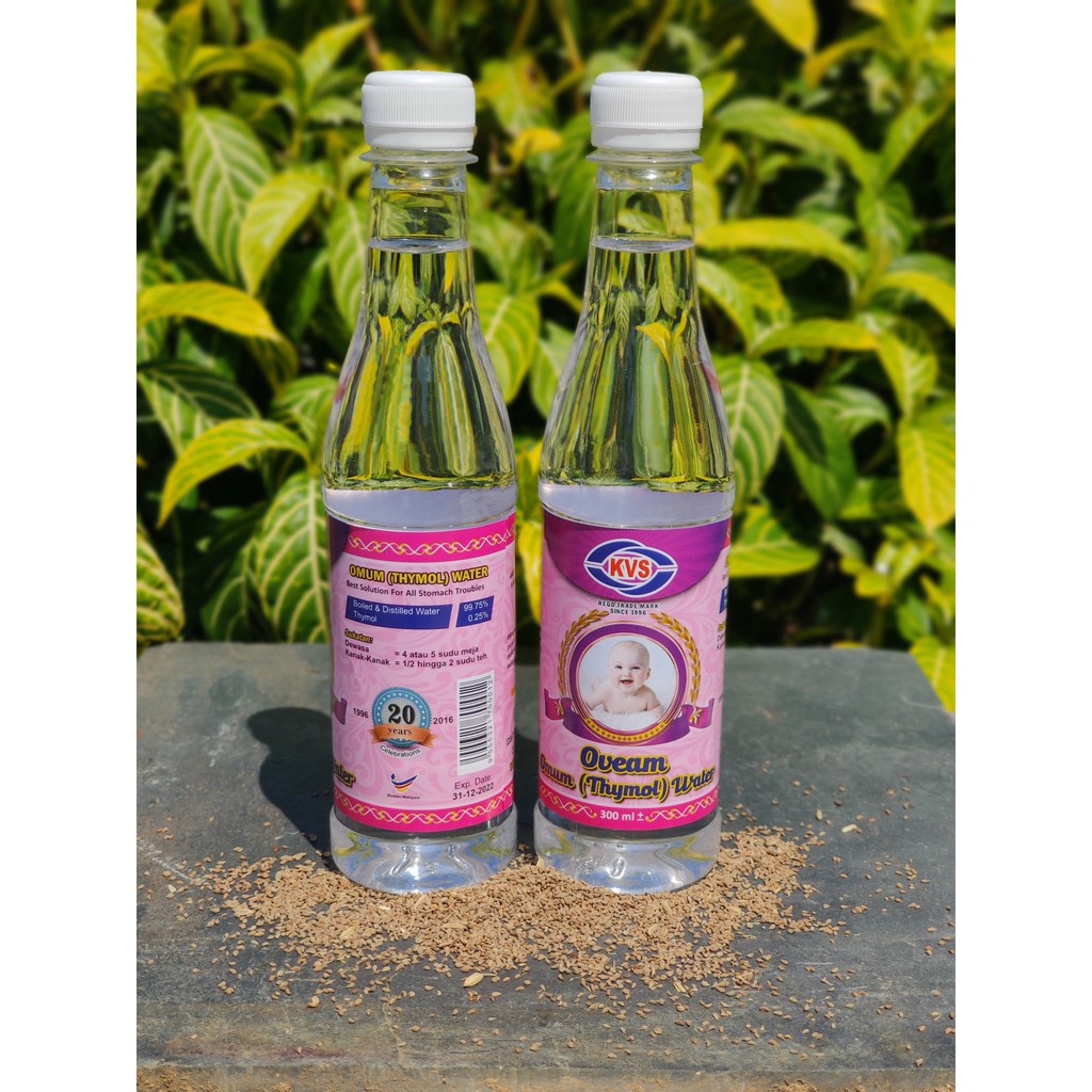 Organic Air Lemuju / Omam Water / Ajwain Water 300ml (KVS Baby Brand