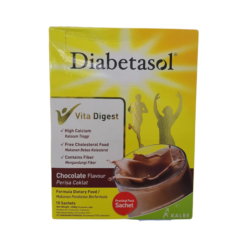 Diabetasol Milk 600G [Chocolate] [Exp: 7/2023] | Shopee Malaysia