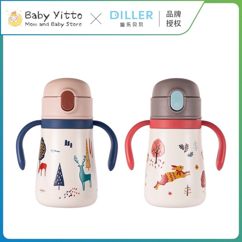 Diller Stainless Steel Thermos Flask with Handle 350ml Shopee Malaysia