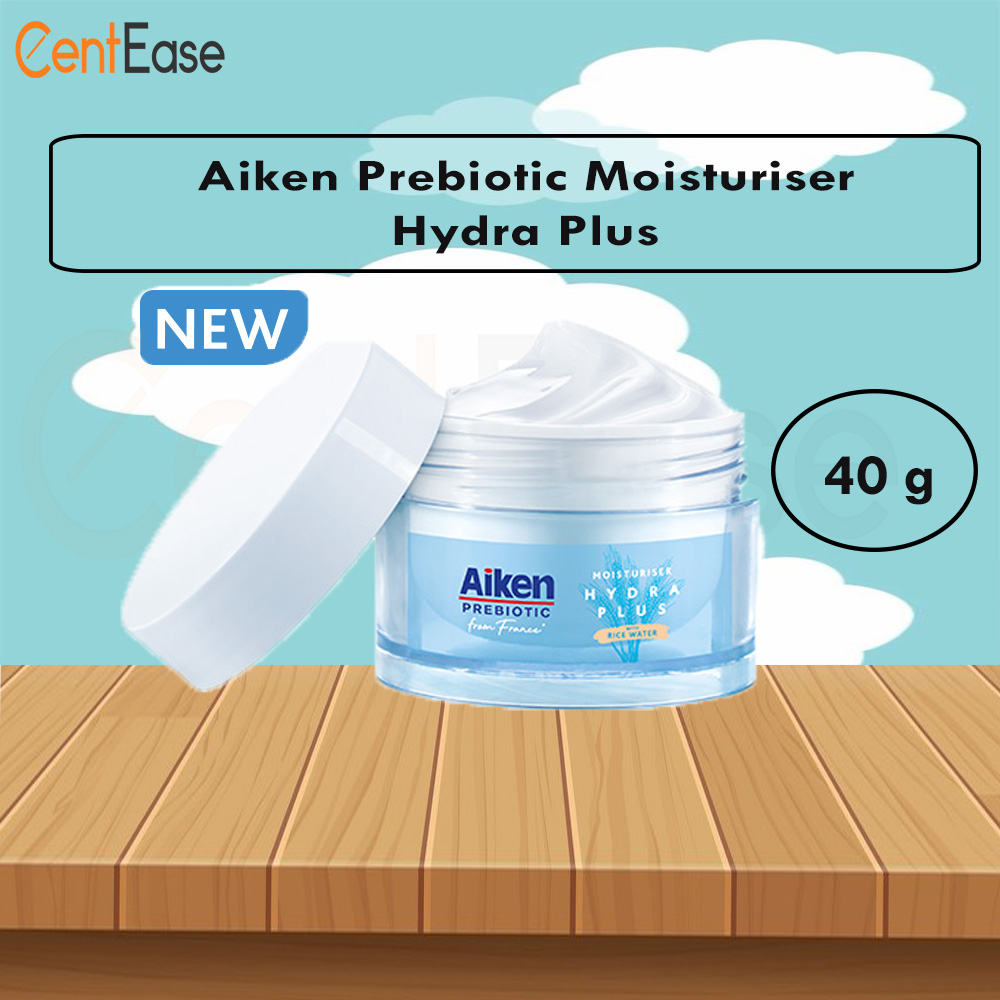 Aiken Prebiotic Moisturiser Hydra Plus 40g (Exp May 2024) Water