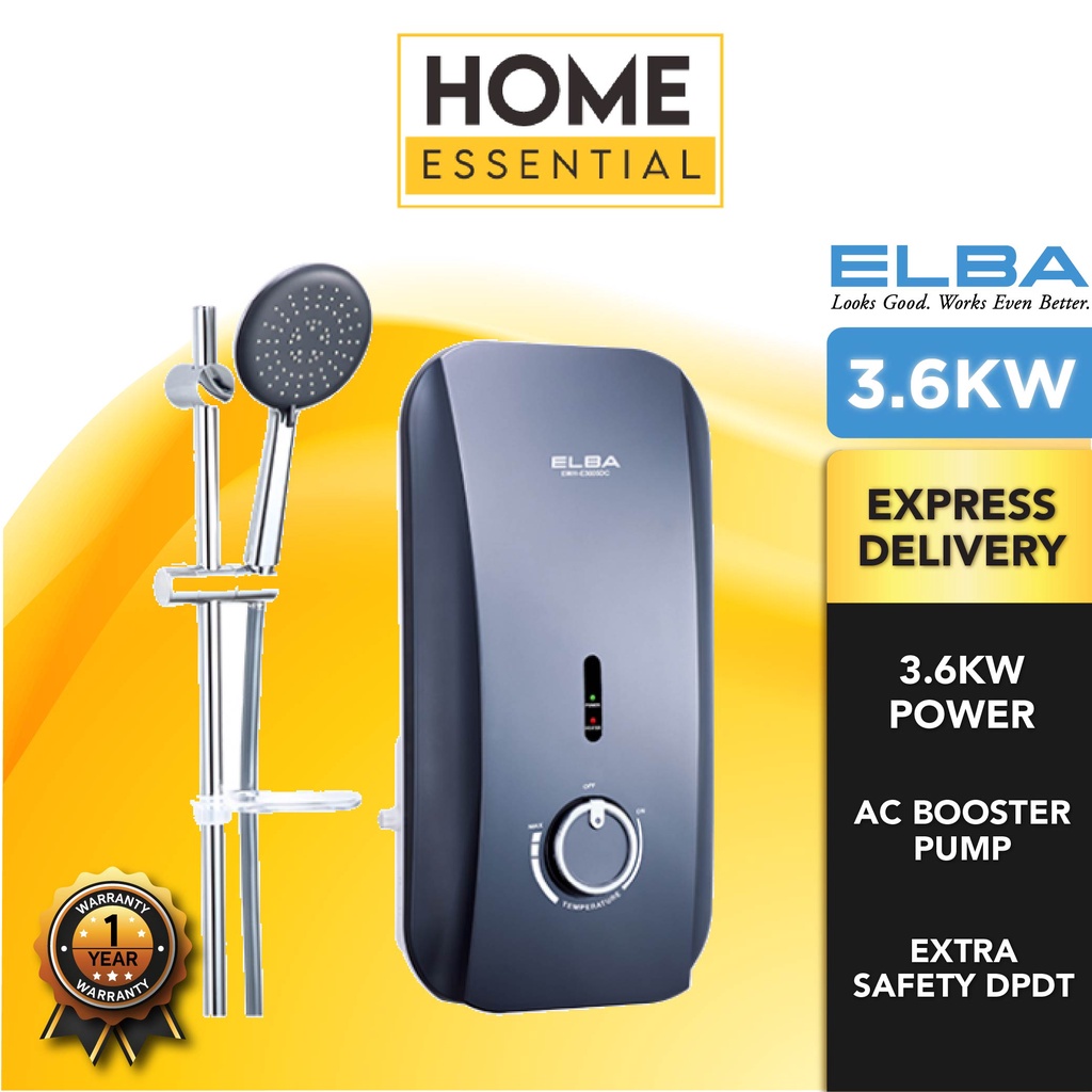 Elba Dc Pump Water Heater EWHE3885DC(SG) Ac Pump Water Heater EWH