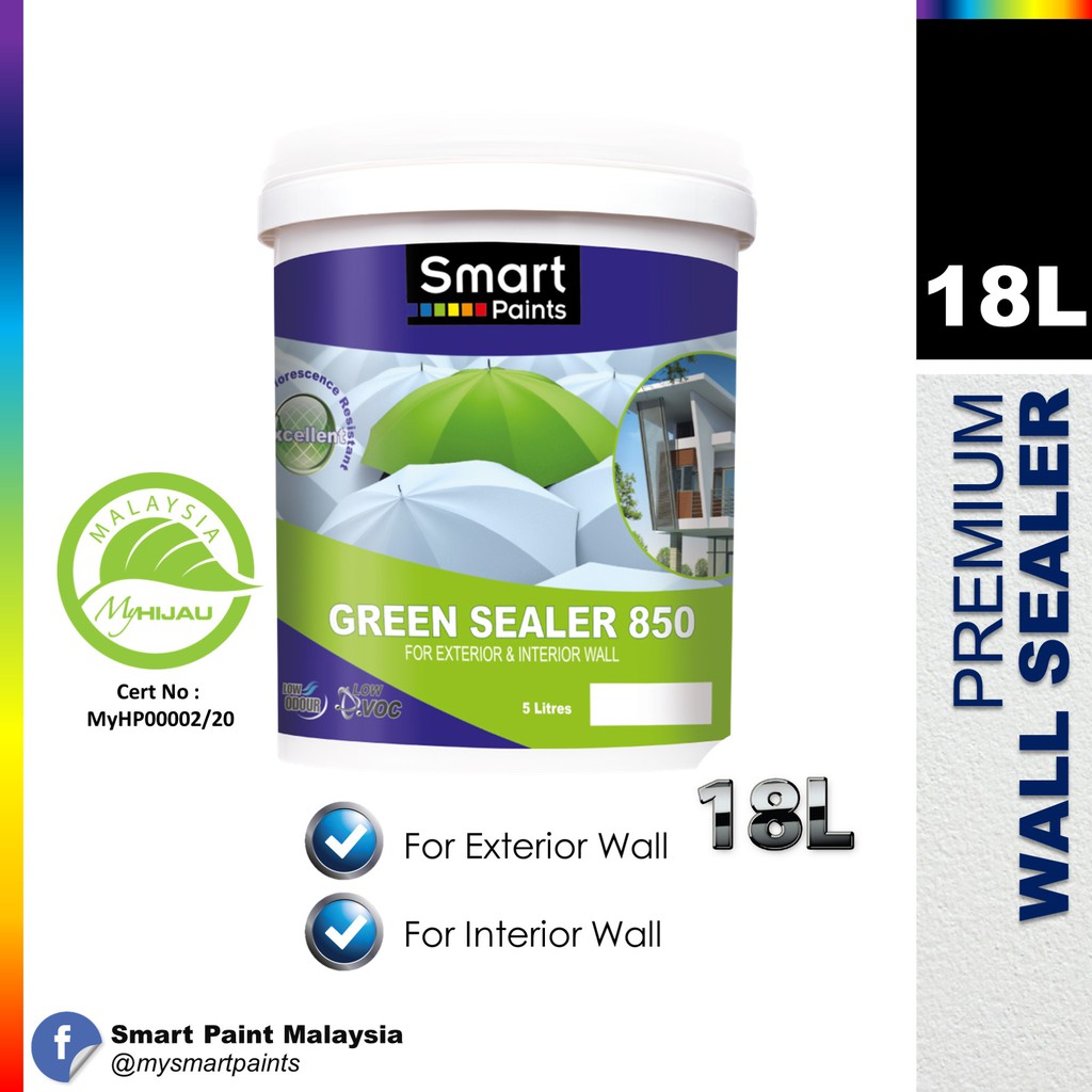 Smart Paint (18L) Green Sealer 850 Shopee Malaysia