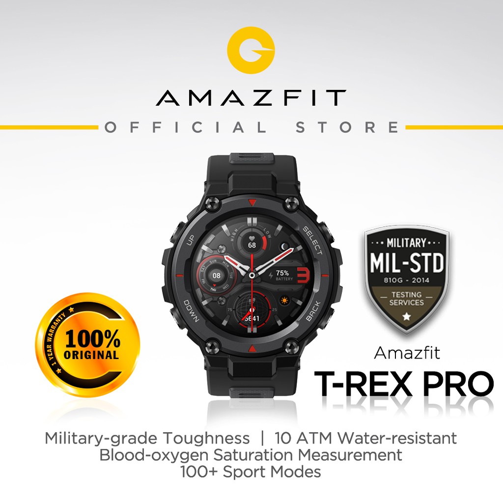 (New)Amazfit TRex Pro Fitness SmartwatchGlobal Version
