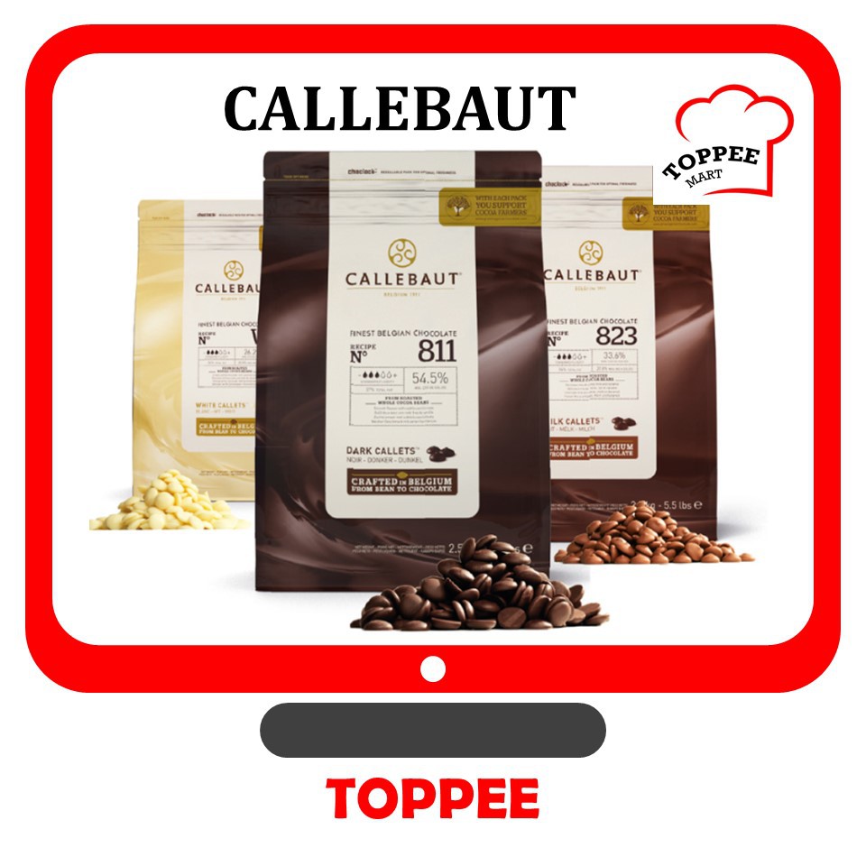 1Kg Callebaut 811 Dark Callets 54.5%Couverture Chocolate Medium Fluidity[Original] [Please Read T&C Before Place Order] | Shopee Malaysia