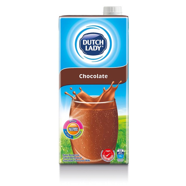 Susu Dutch Lady Uht Milk Chocolate (1L X 3) Susu Kotak Susu Coklat Susu Kotak Coklat Susu Dutchlady Coklat | Shopee Malaysia