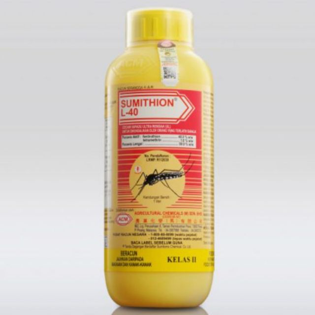 Racun Nyamuk Sumithion L40 1L Fogging Insecticide Mosquito Shopee