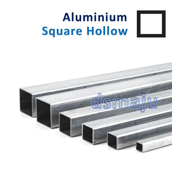 Aluminum Square Hollow Aluminum Bar NA 25mm Aluminium Hollow Shopee