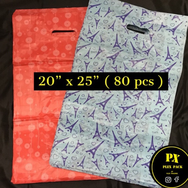Plastic bag 20" X 25 " 80pcs ( Thank You Bag , Goodies bag ) Shopee