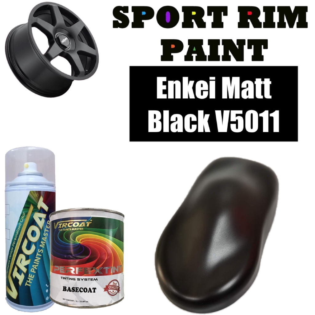 Enkei RPF1 Sport Rim Black Matte V5011 AIKKA VIRCOAT Aerosol Spray 2K