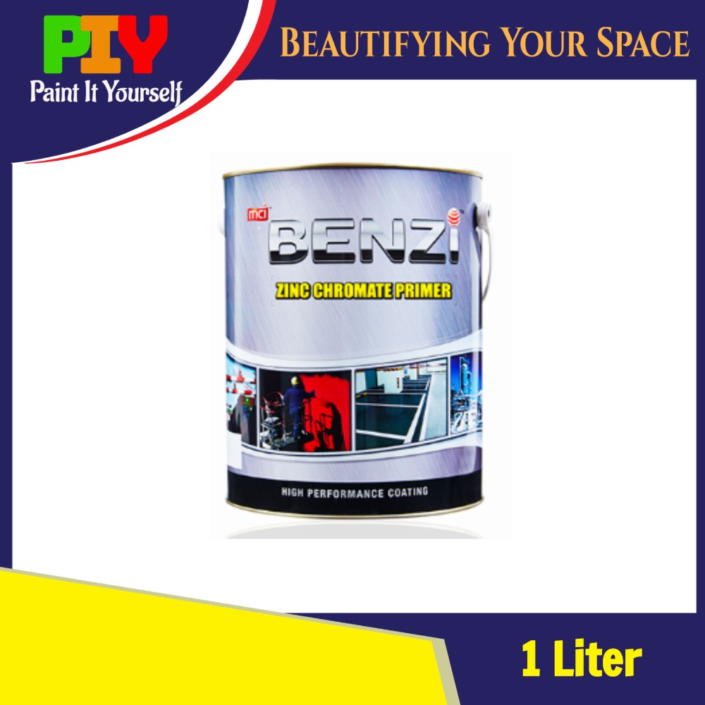 MCI Benzi Zinc Chromate Primer Grey Green 1L 1 Liter Shopee Malaysia