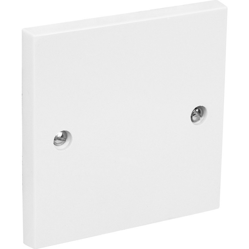 PVC Blank Plate 3"x3" Switch Socket Box Blanking Cover Shopee Malaysia