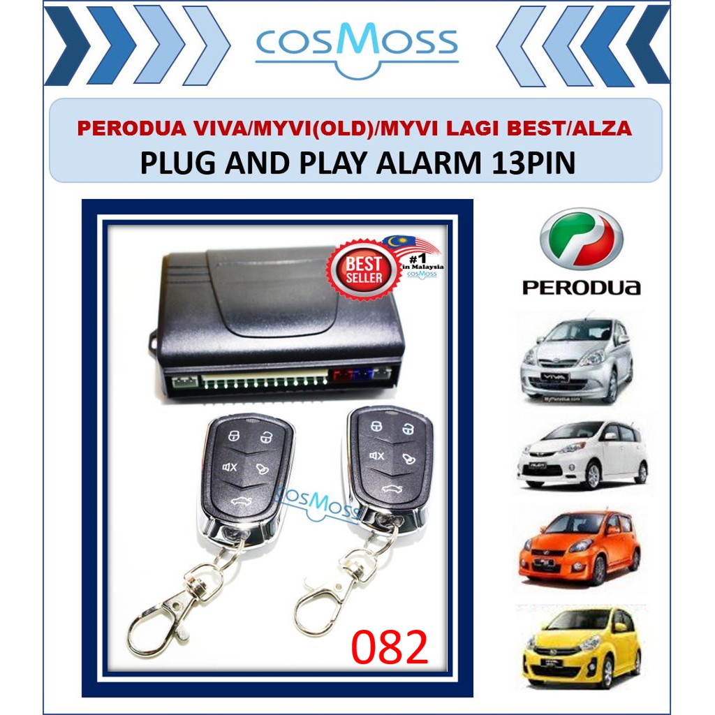 Perodua Viva Alza Myvi Lagi Best Myvi Old OEM Car Alarm Security System