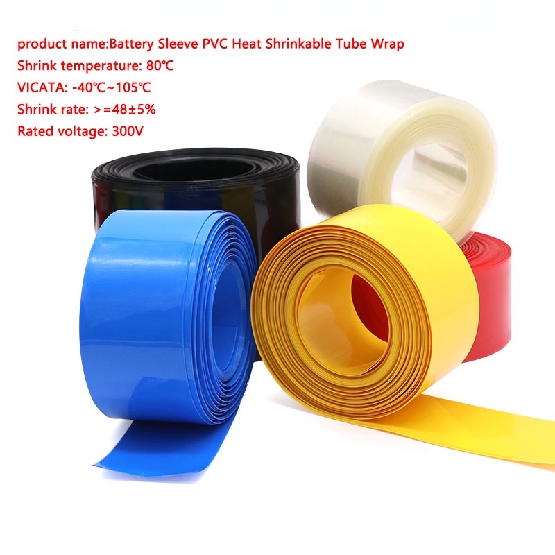 1Meter PVC Heat Shrink Tubing 110 155 mm Wrap RC Battery LiPO NiMH