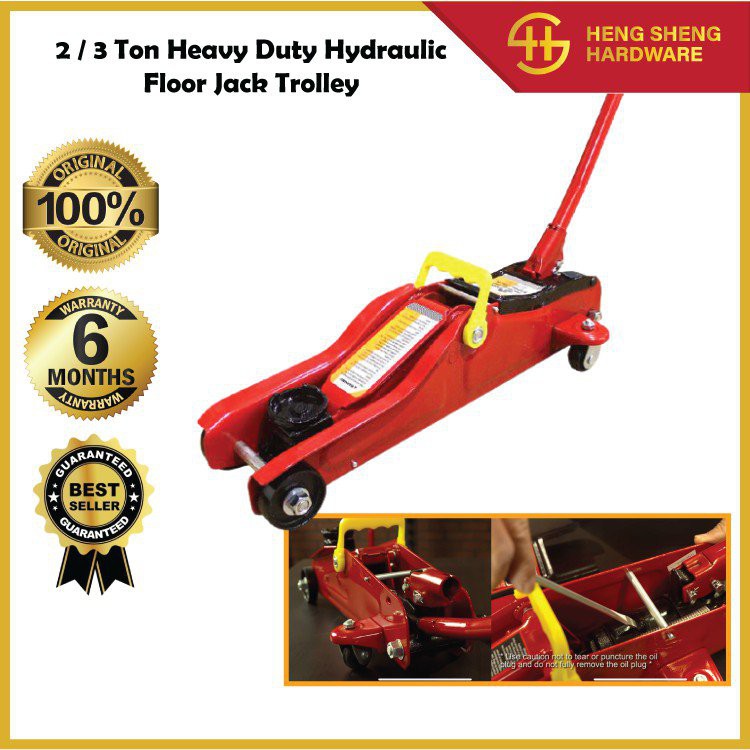 2 Ton Heavy Duty Hydraulic Floor Jack Trolley Automotive Car Van Truck