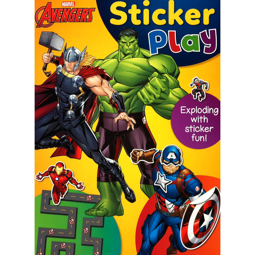 (BBW) Avengers Sticker Play (ISBN 9781789053289) Shopee Malaysia
