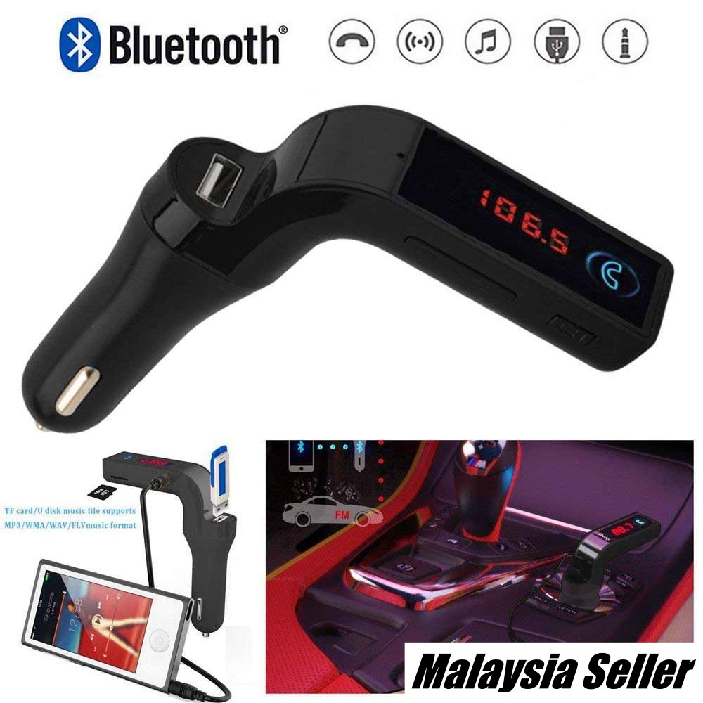 CAR G7 Bluetooth Car Fm Transmitter USB Car Charger Persona New Saga