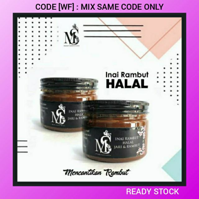 Inai Rambut Dherbs Halal / D'herbs Pewarna Rambut Super Lebat Pewarna