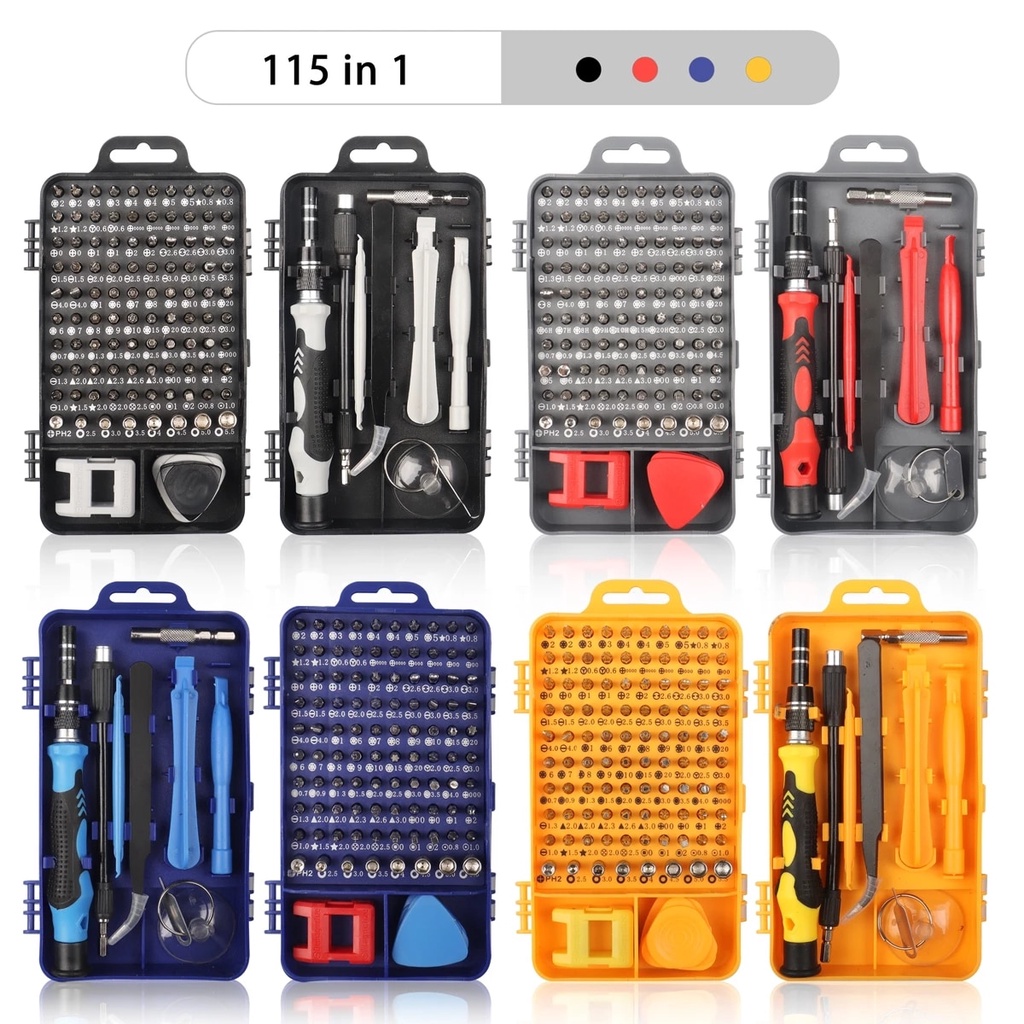 Precision Screwdriver Set, 122/115 in 1 Laptop Screwdriver Kit, Computer Repair Kit