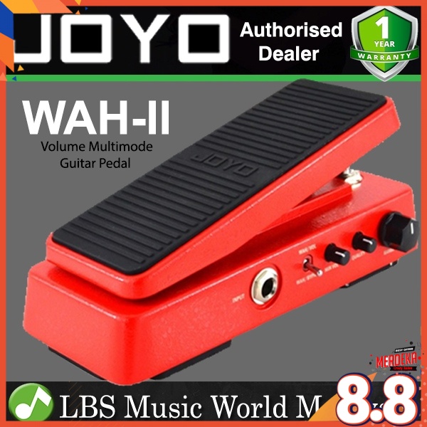 Joyo WAHII Multifunction Wah and Volume Multimode Guitar Pedal (WAH II