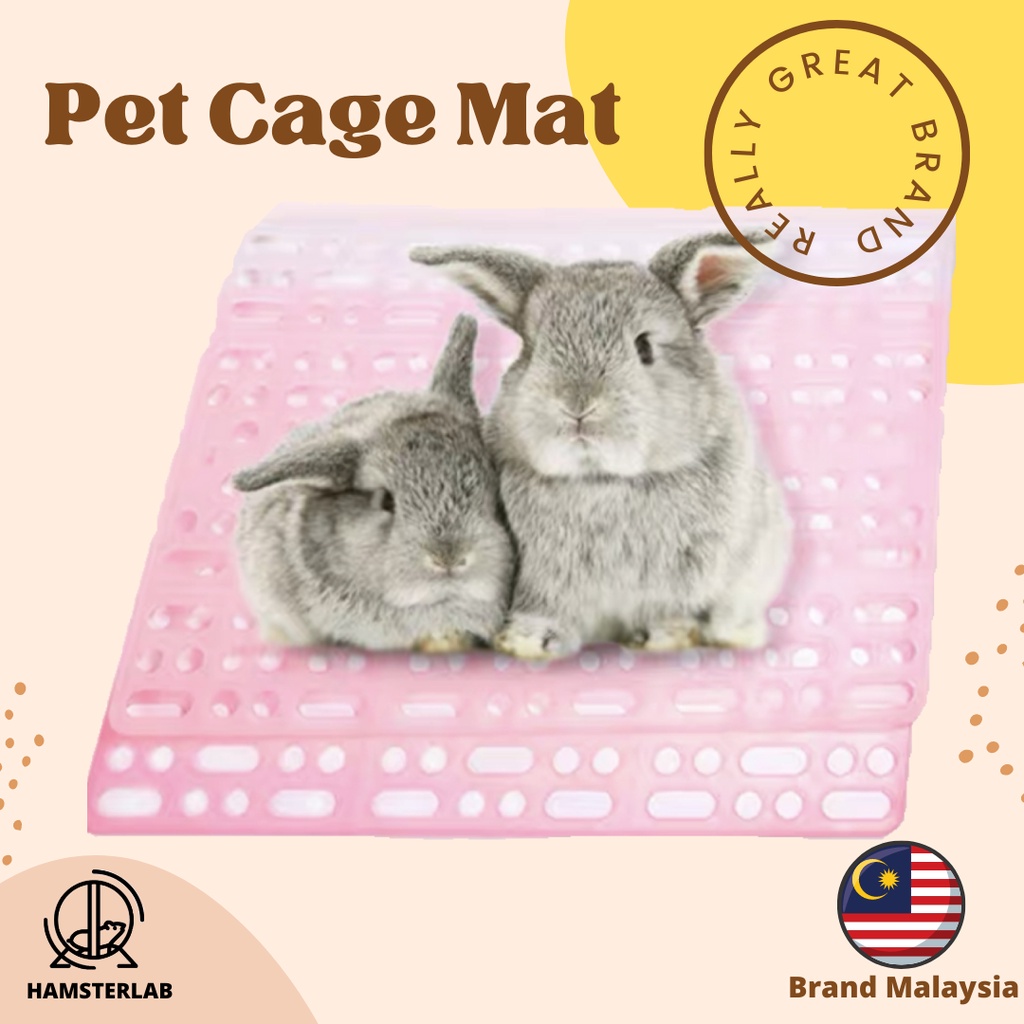 Pet Cage mat Plastic Mat Rabbit Mat Small Pet Cage Foot Mat Pad For