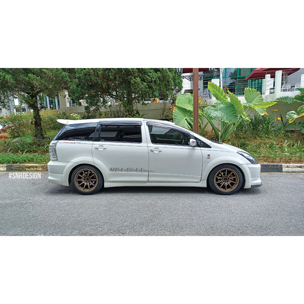 TOYOTA WISH body side decal/sticker (Oracal, Germany) Shopee Malaysia