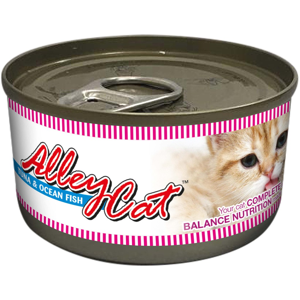 Alleycat 80gm x 6 Can Wet Cat Food (3 Flavours) Shopee Malaysia