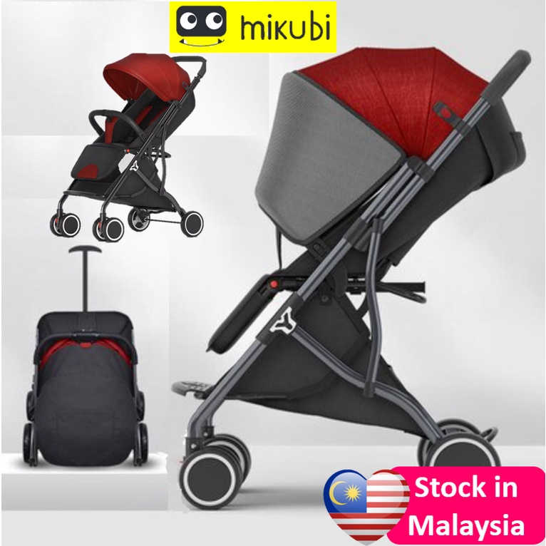 MIKUBI Compact Stroller Cabin (V61) Lightweight New Born Stroller Baby