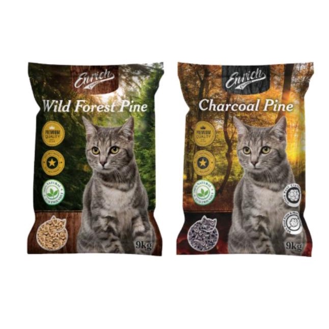 Enrich Champion Pine Wood Litter Cat Litter 9kg Shopee Malaysia