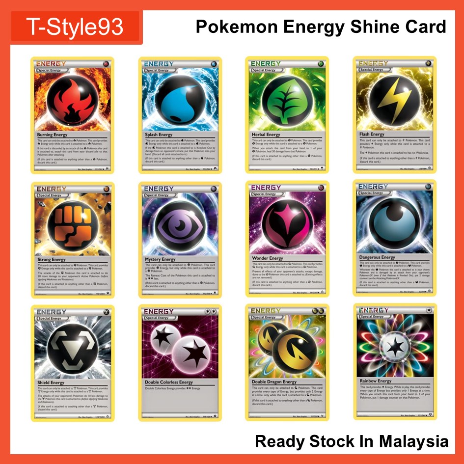 [Special Energy Card] Pokemon Trading Card Special Energy Battle Full Shine Card Shopee Malaysia