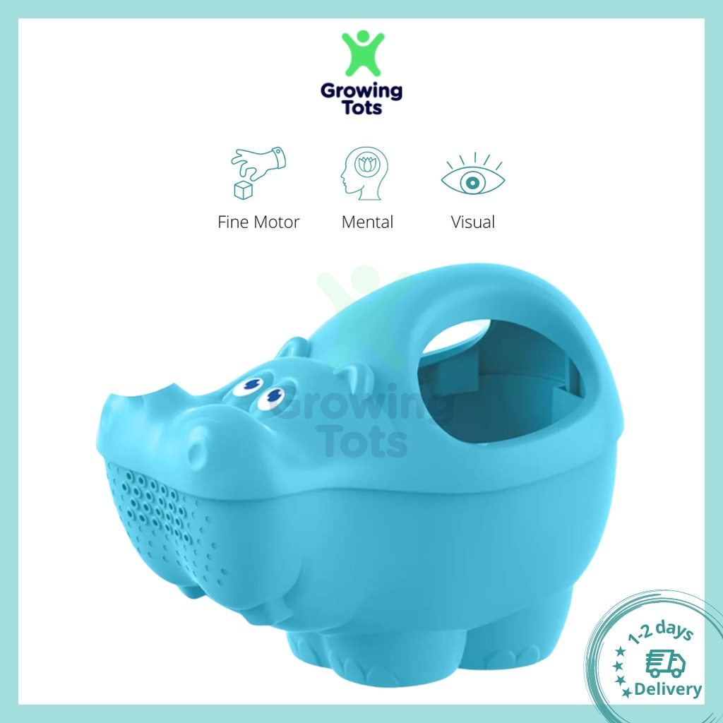 Huanger Baby Bath Toys Spray Sort Water Toy Cute Hippo Safe for Baby