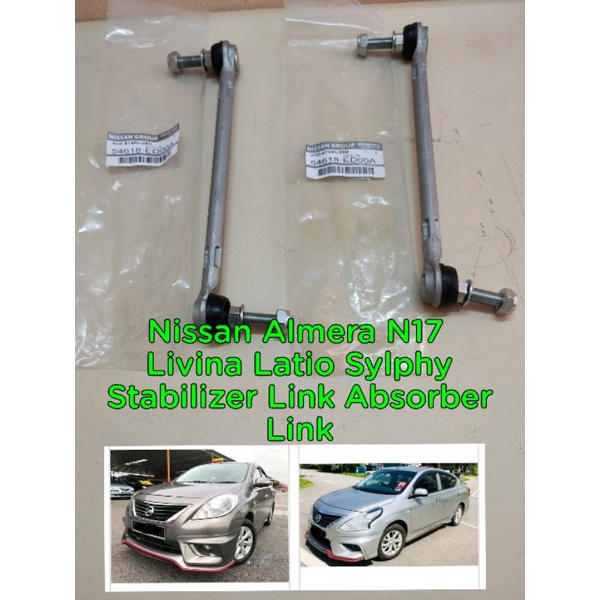 Nissan Almera N17 Livina Latio Sylphy Stabilizer Link Absorber Link(1pair) Shopee Malaysia
