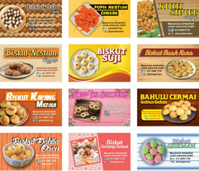 Contoh Stiker Untuk Balang Biskut