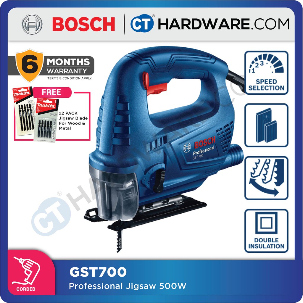 BOSCH GST 700 Professional Jigsaw 500W (GST700) Shopee Malaysia