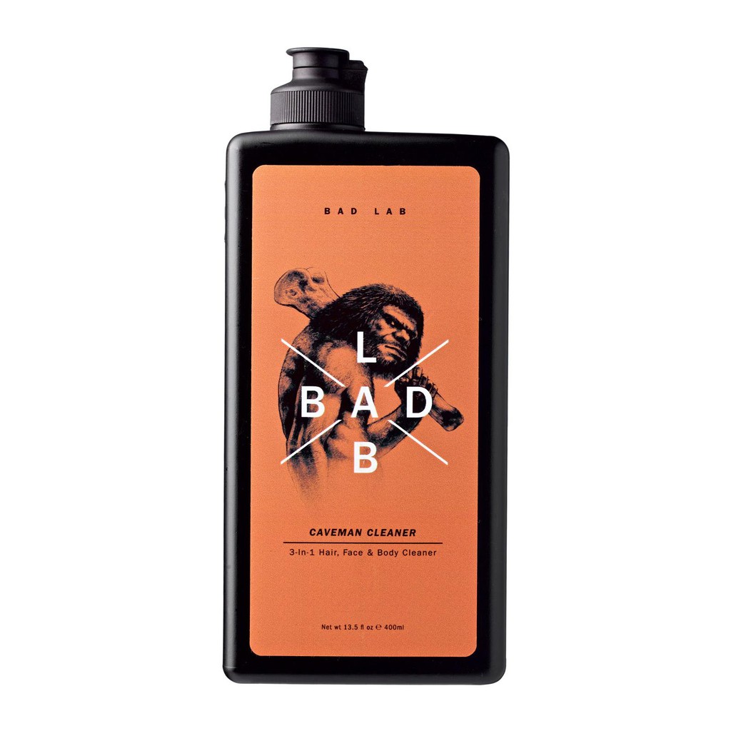 Bad Lab Caveman Cleaner 3in1 Hair, Face & Body Cleaner 400ml Shopee