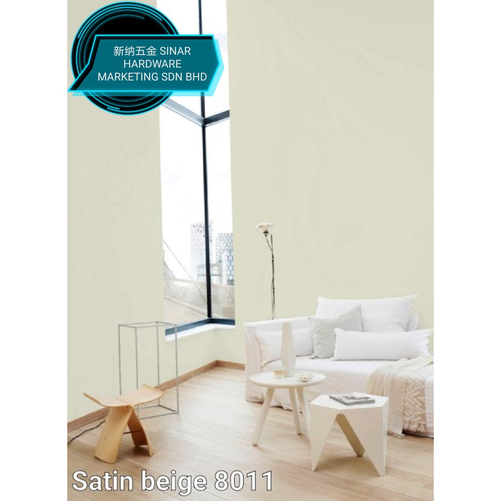 JOTUN INTERIOR WASHABLE PAINT MAJESTIC TRUE BEAUTY SHEEN 5 LITER 8011