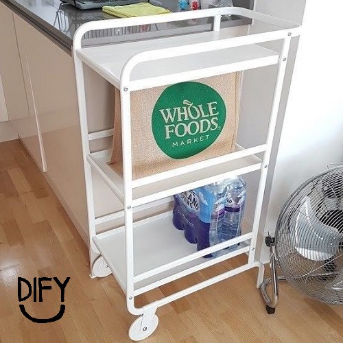 SUNNERSTA Trolley Troli, white, 56x33cm IKEA 100 GENUINE Shopee