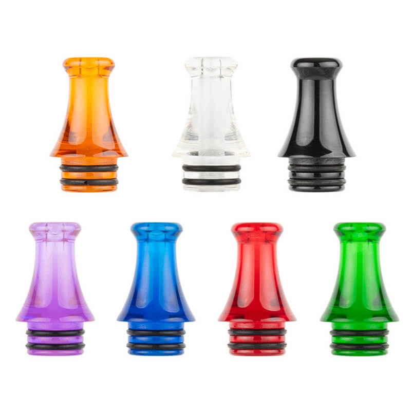 Ready Stock Narrow bore Polished Resin 510 MTL drip tip for oxva