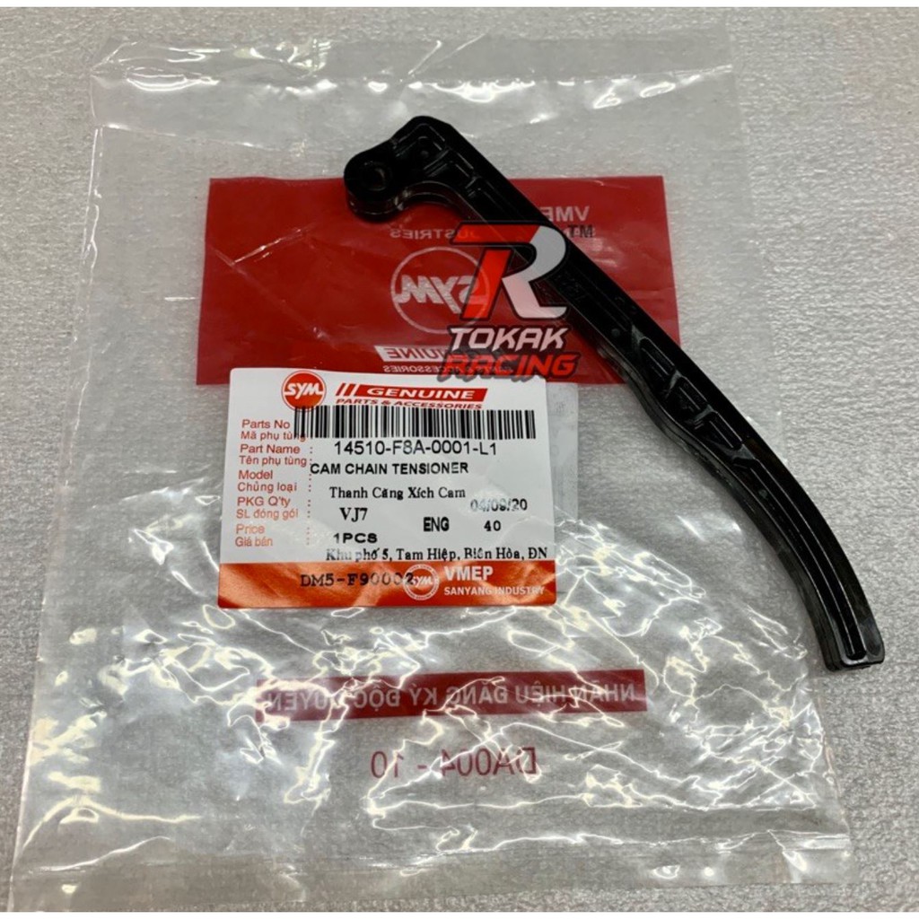 (100 ORIGINAL) SYM VF3i CAM CHAIN TENSIONER GUIDE STOPPER KAYU HITAM