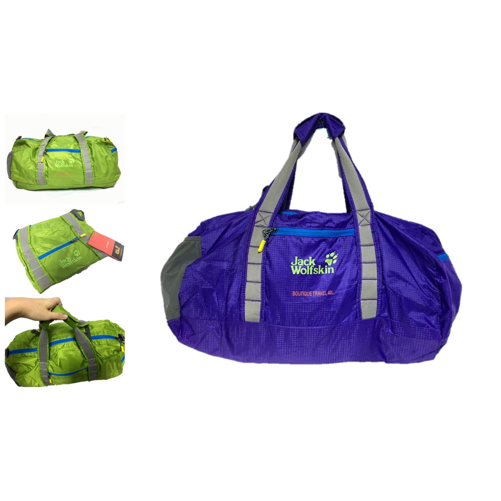 Jack Wolfskin Sport Gym Bag Waterproof Travel Luggage Bag Foldable