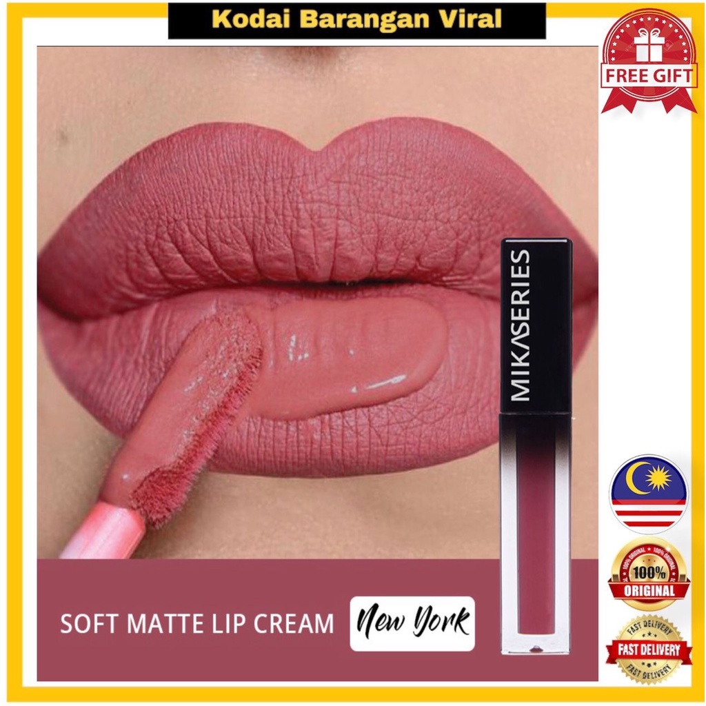 MikaSeries Soft Matte Lip Cream New York Shopee Malaysia