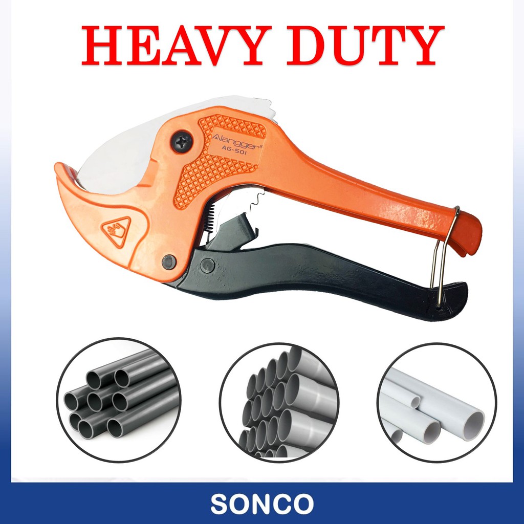 ALANGGER HEAVY DUTY Automatic Vinyl PVC Pipe Cutter Gunting Pemotong