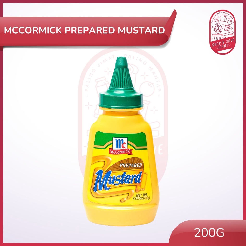 Mccormick Prepared Mustard 200g Shopee Malaysia