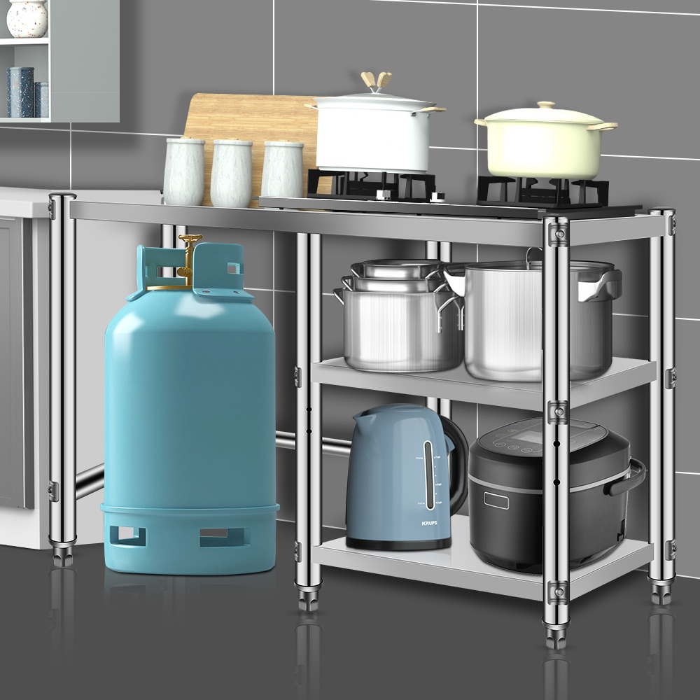 Dapur Gas Stove Stainless Steel Gas Stove Shelf Kitchen Dapur Serba