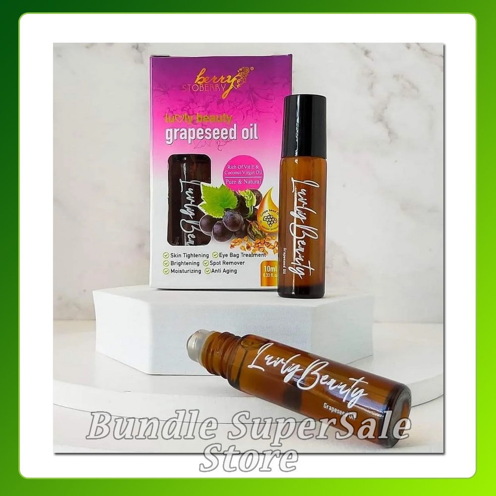 Grapeseed Oil Luvly Beauty Berry Stoberry kotak baru 2022 luvli untuk